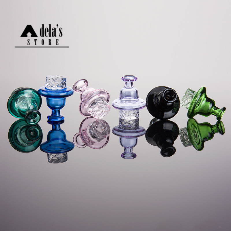 

Cyclone Riptide Turbine Directional Carb Cap OD 32mm Scientific for Quartz Banger Beracky Cyclone Riptide Glass Spinning Carb Cap 946-2