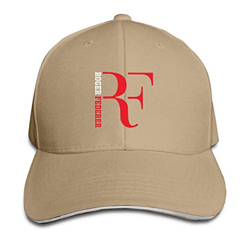 

disar-t Unisex Fashion Adjustable Roger-Federer Rf Baseball Caps Sports Outdoors Summer Hat, Beige