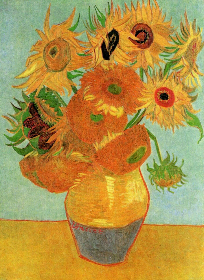 

VAN GOGH Sunflowers Home Decor Handpainted &HD Print Oil Painting On Canvas Wall Art Canvas Pictures 191117