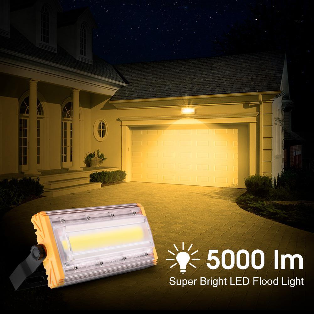 

led flood light COB flood light 50w outdoor waterproof construction site stadium lighting floodlight outdoor light projection lamp