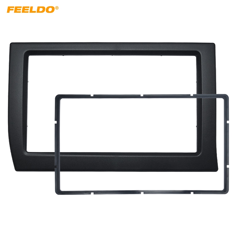 

FEELDO Car 2Din Panel Fascia Frame For Citroen Elysee 2006 Stereo Radio Dash Fitting Kit Installation Bezel Plate Face Frame Kit #2231