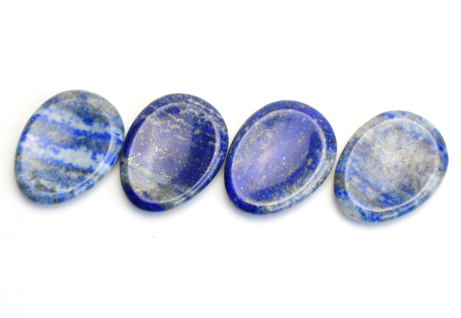 

Natural Tumbled Chakra Stones Carved Thumb Irish Worry Stone Crystal Healing Palm Stones