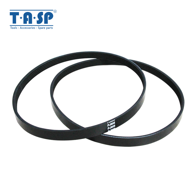 

TASP 2pcs 5 Ribs Drive Belt 5605 Replacement V-Belt 605 for Wood Planer Machine Einhell TH-SP-204 W588