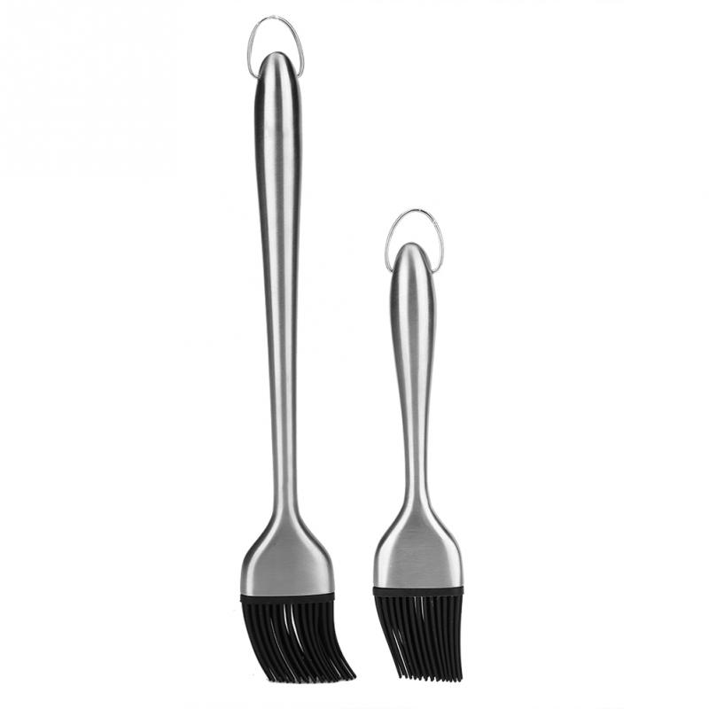 

Oil Brush BBQ Basting Brush Silicone Kitchen Oil BBQ cake grill -heat resistant Kitchen Accessaries, 20cm