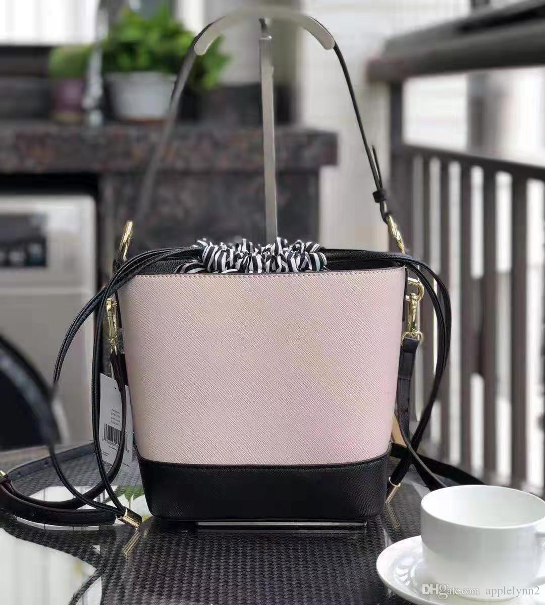 

Women Luxurys Designers pink Drawstring bag Bucket handbags crossbody shoulder totes bags handbag PU purses style