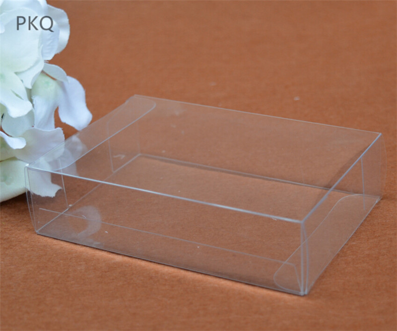 

30pcs Transparent Boxes Wedding Favor Party Event Decoration Clear Gift Candy Box Square PVC Chocolate Bags