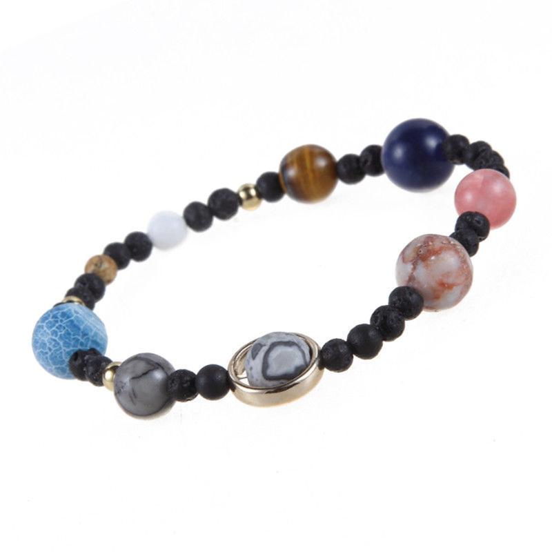 

Girlfriend Handmade Gifts Jewelry Accessories Decorative Fashion Charming Nine Planets Beaded Casual Women Bracelet