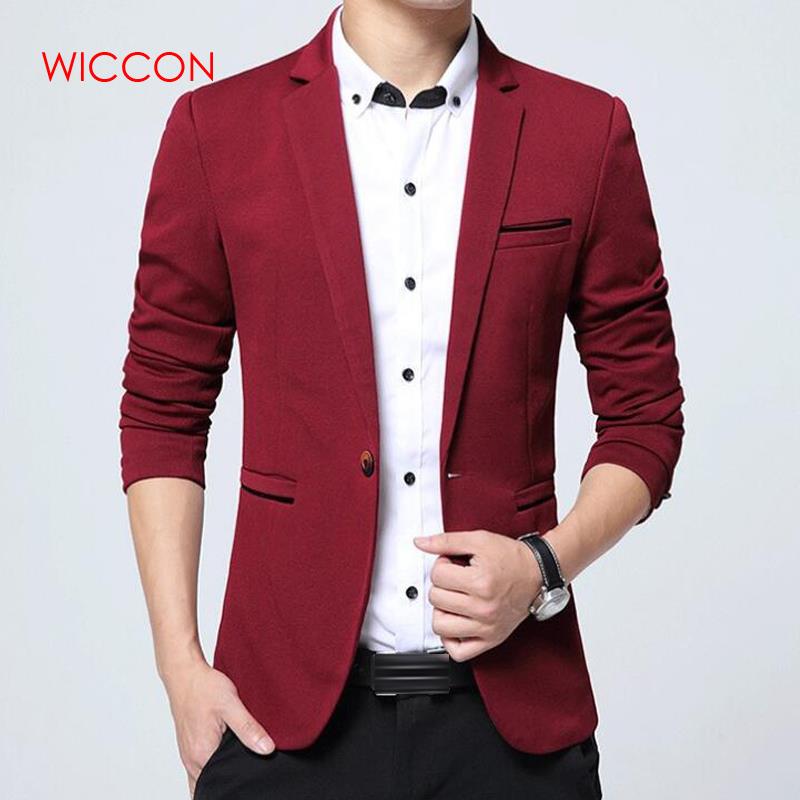 

New Arrival Men Blazer New Spring Fashion High Quality Cotton Slim Fit Men Suit Terno Masculino Blazers, Black