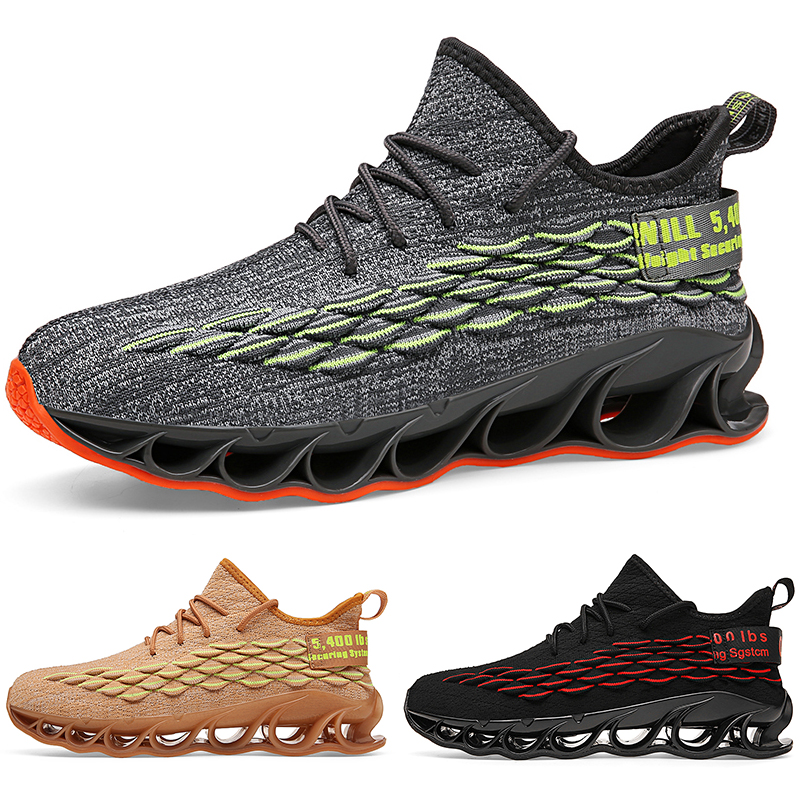 

Cheap Hot brand4 Sale light green yellow gold black red gray cushion young MEN boy Running Shoes low cut Designer trainers Sports Sneaker, Color#3