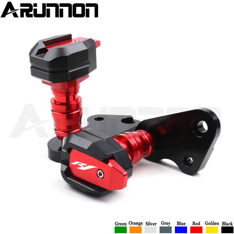 

For YZF-R1 YZFR1 YZF R1 2009 2010 2011 2012 2013 2014 Motorcycle CNC Frame Sliders Crash Protector Falling Protection For