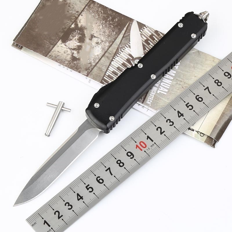 

Newer UT 70 stone wash drop blade Hunting Folding Pocket Knife Survival Knife benhmade Xmas gift for men copies