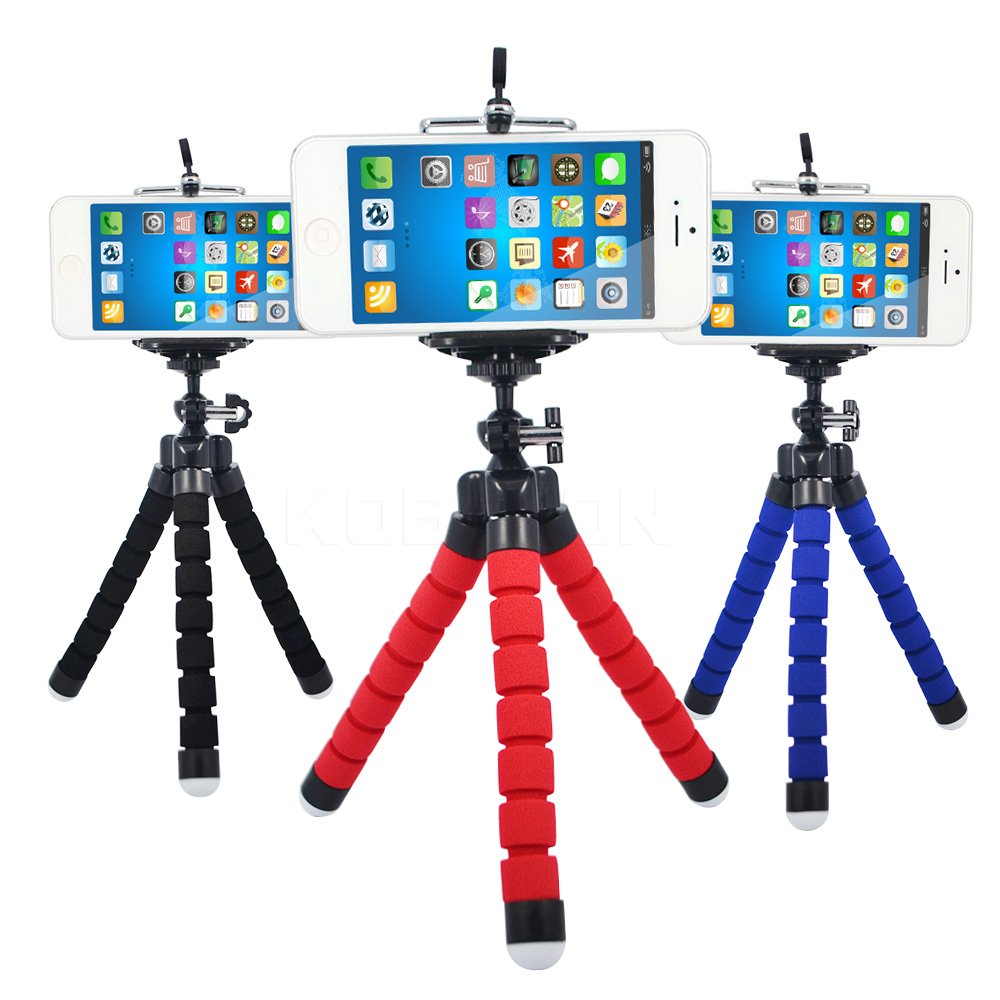 

Tripods Flexible Sponge Octopus Mini Tripod For iPhone mini Camera Tripod Phone Holder clip stand for Smart Phone Cellphone