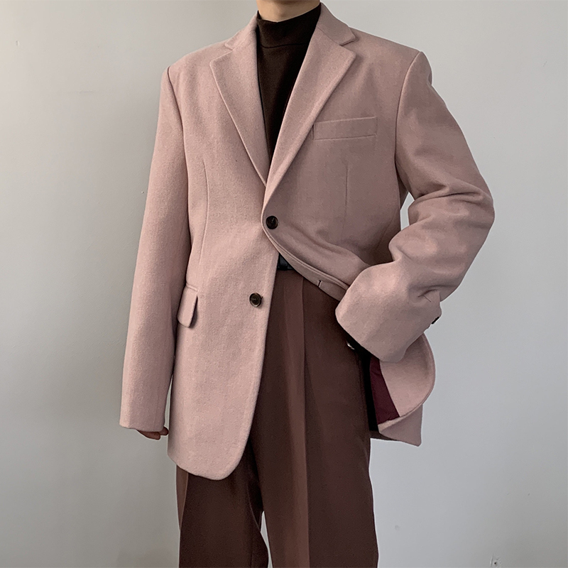 

2020 Spring And Summer Korean Version Of European And American Style Casual Solid Color Long-sleeved Suit Jacket, Black