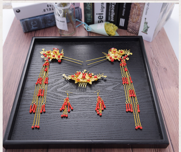 Grosshandel Goldener Kostumkopfschmuck Der Braut Chinesischer