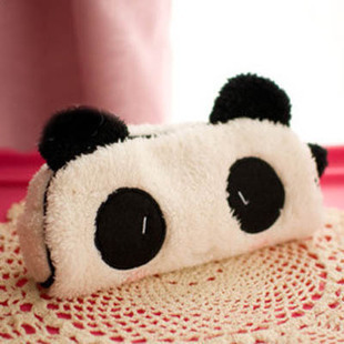 

Creative stereo cute panda pencil case creative plush pencil case student multifunctional school student stationery