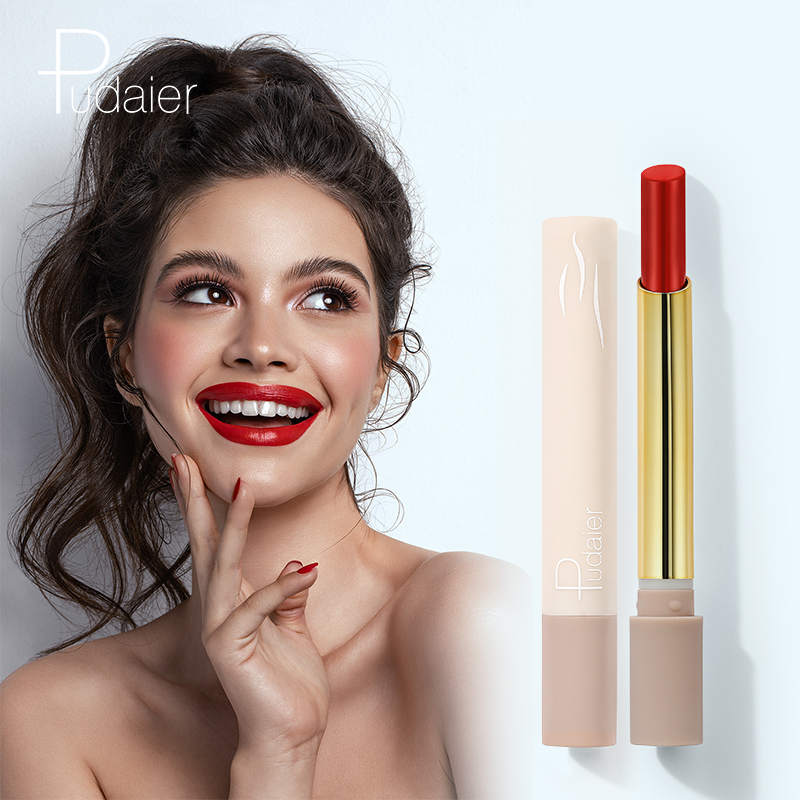 

New 16 color matte lipstick waterproof long lasting lip gloss velvet sexy red nude creative smoke tube lipstick lip cosmetics, 10