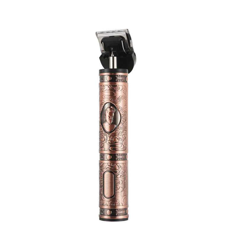 Barbershop Cordless 0mm T-blade Trimmer Baldheaded Outliner Cutting Machine USB Rechargeable Electric Hair Clippers 2000mah