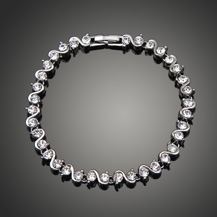 

Fashion hot zircon boutique exquisite water diamond with diamond bracelet