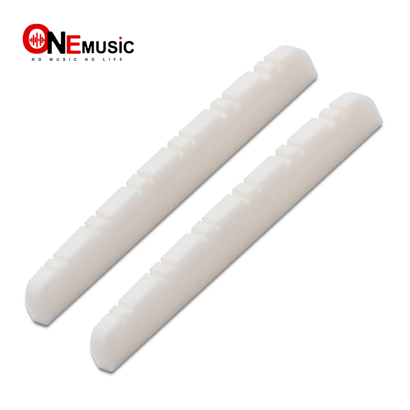 

10PCS New Slotted Real Bone 12 String Guitar Nuts For Electric Guitar 48x3x5.5mm