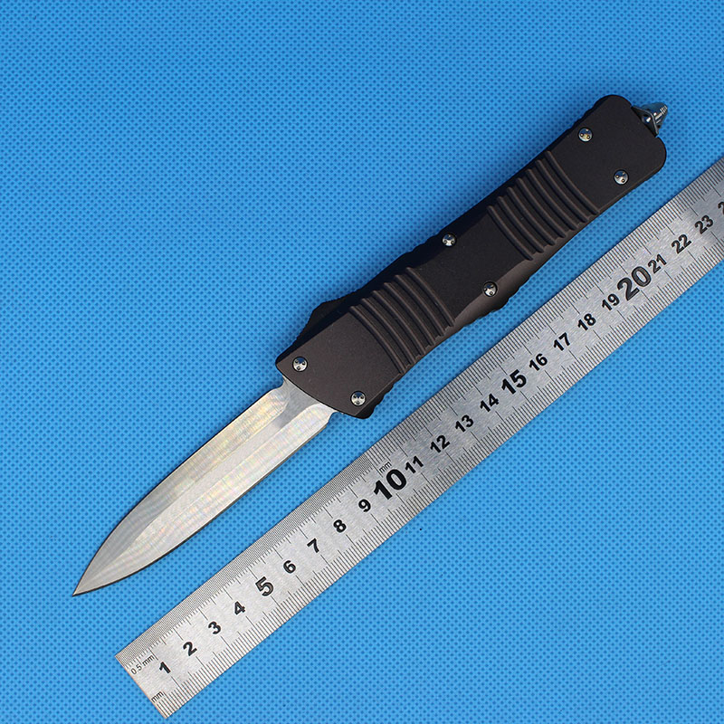 

High End New Auto Tactical Knife D2 (3.8" Hand Satin) Spear Point Blade CNC 6061-T6 Handle Outdoor Survival knives With Repair Tool
