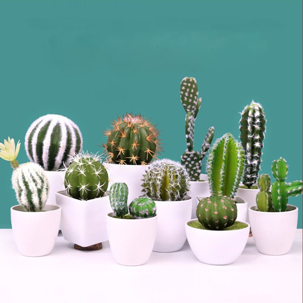 

22 styles Artificial Succulents Plant Garden Miniature Fake Cactus DIY Home Floral Decoration Wedding Office Garden, 16