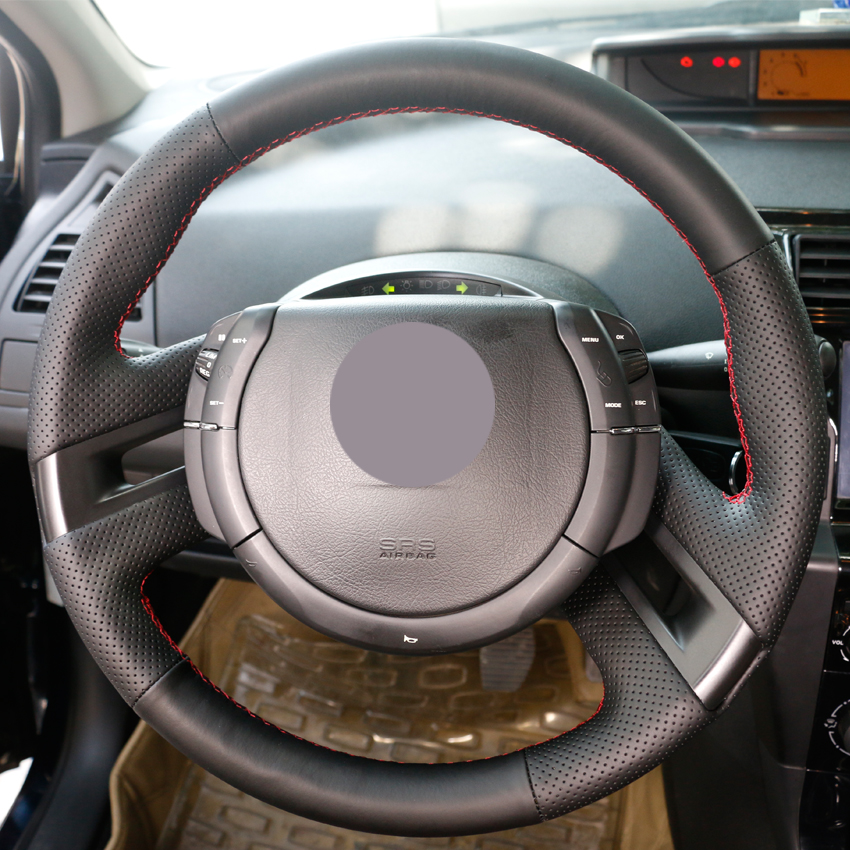 

Black Synthetic Leather Car Steering Wheel Cover for Citroen C4 Picasso 2007-2013