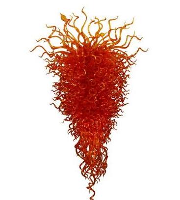 

Lamps Living Room Art Decor Hand Lights 100% Mouth Blown Borosilicate Glass Chandeliers Modern Crystal Chandelier