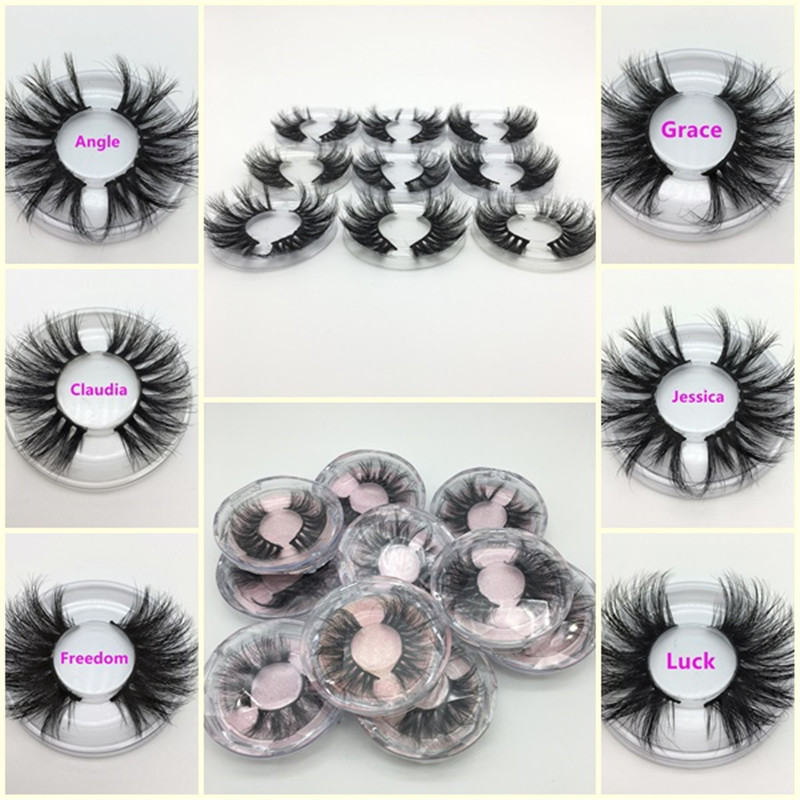 

New 25MM 3D Mink Eyelashes Long Dramatic False Eyelashes 100% Mink Eyelash Makeup 5d Mink eyelash Thick Long Eye Lashes Extension