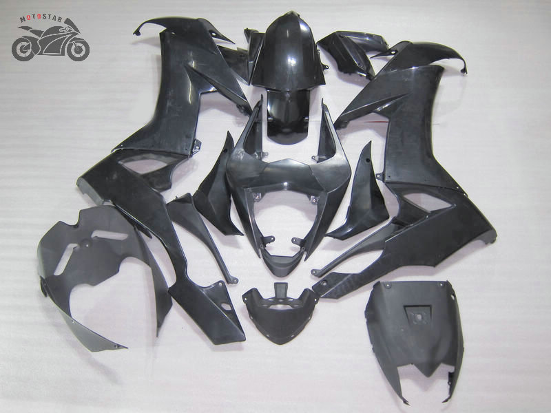

Customize Chinese fairings kit for KAWASAKI Ninja ZX-10R 2008 2009 2010 2011 full black motorcycle fairing bodywork ZX 10R 08-11 ZX10R, Same as the picture