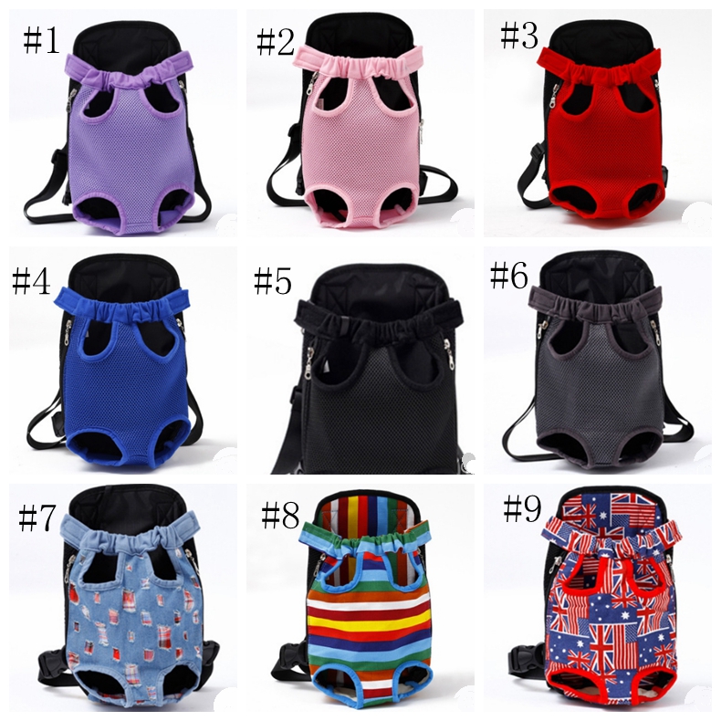 

Pet Carrier Dog Front Chest Backpack Mesh Cat Puppy Carriers Sling Bag Dog Carrier Tote 11 Colors Optional CYL-YW3951