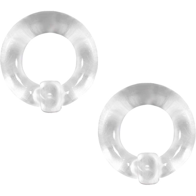 

Other PA Ring-Captive Bead Rings Black/White/Clear Spring Action CBR Monster Screwball 00G-0G-2G-4G-6G-8G Acrylic Pierced Body