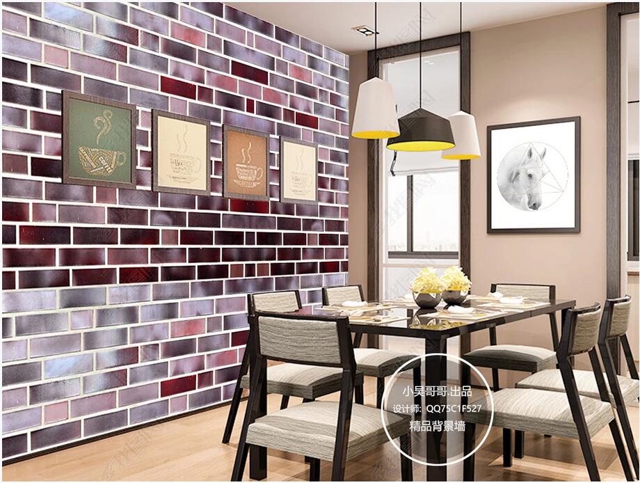 

3d wallpaper stickers custom photo 3D stereo retro nostalgia brick stone wall wallpaper mural background sticker wallpaper for walls 3 d, Non-woven wallpaper