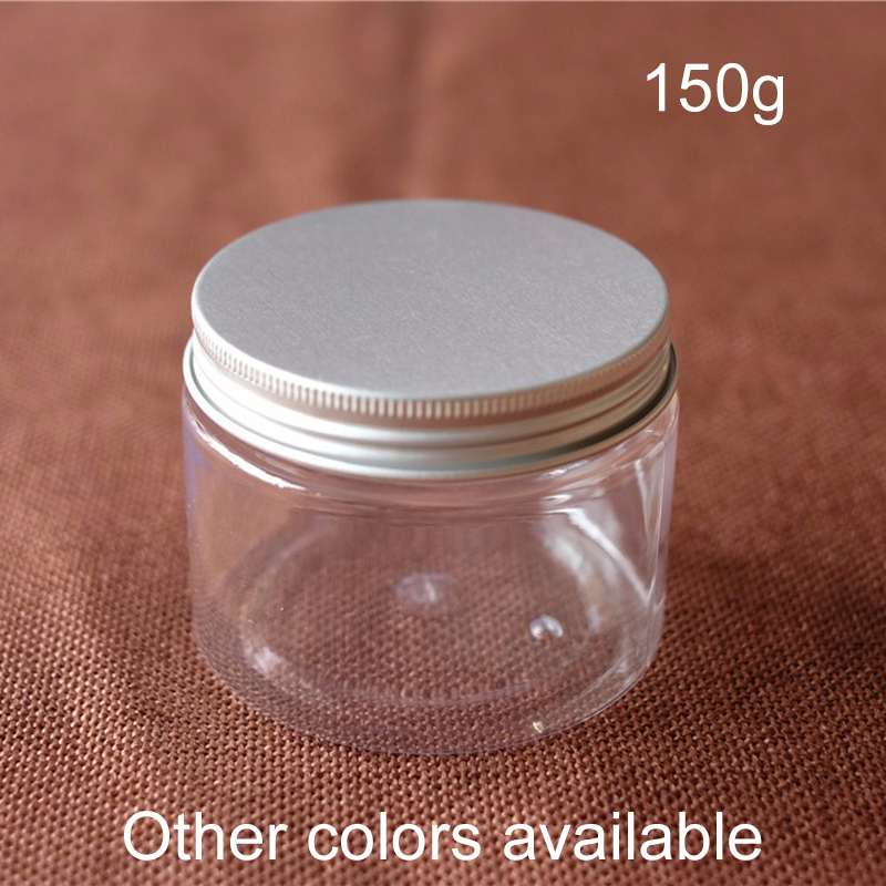 

150g Plastic Face Mask Bottles Retail Cream Jar Refillable Cosmetic lotion Candy Packing Containers 30pcs Free Shipping