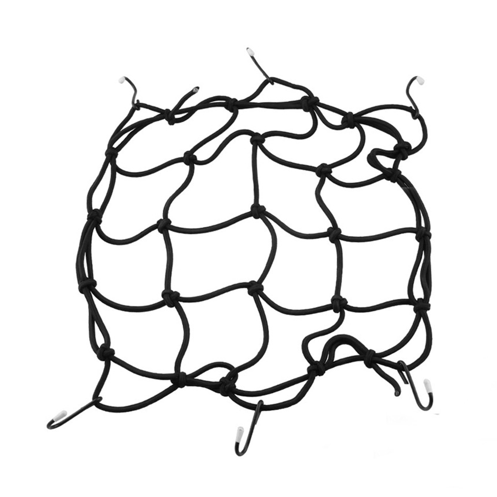 

Motorcycle/Bicycle Cargo Net Universal Heavy Duty Motorcycle Bungee Net 30x30cm B88