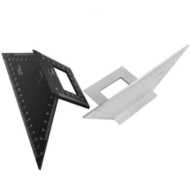 

Multifunction Angle Ruler 45 90 Degree Gauge Measuring T Rule Aluminum Woodworking Scriber Carpenter Tool