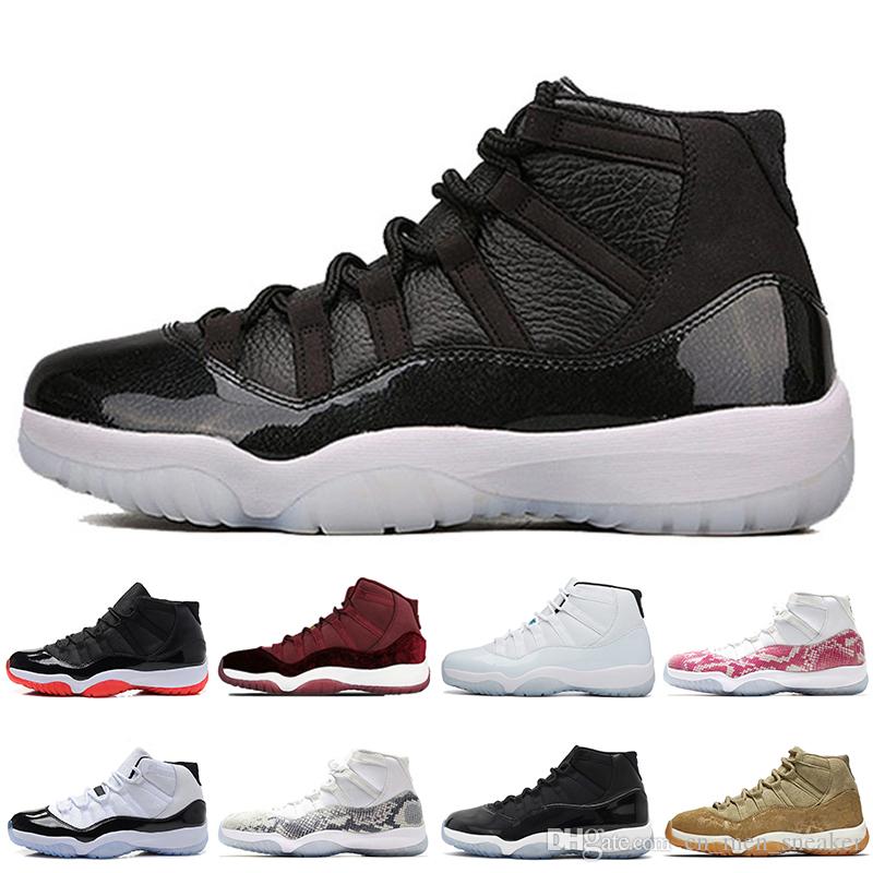 Cheap 11s High 72-10 new Bred 2019 Men Basketball shoes Concord 45 Purple Midnight Navy women Mens Sports Athletic Designer Sneakers