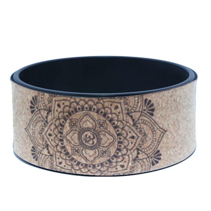 

The Yoga Wheel Exercise Wheel with Mandala Printed Enhance Your Postures 13inch Y1QE, Blue