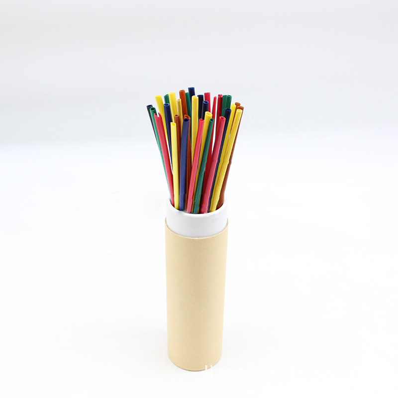 

100pcs/set Wheat Straw Eco-Friendly Drinking Straws Biodegradable Disposable Party Straws Candy Bar Kitchen Accessories