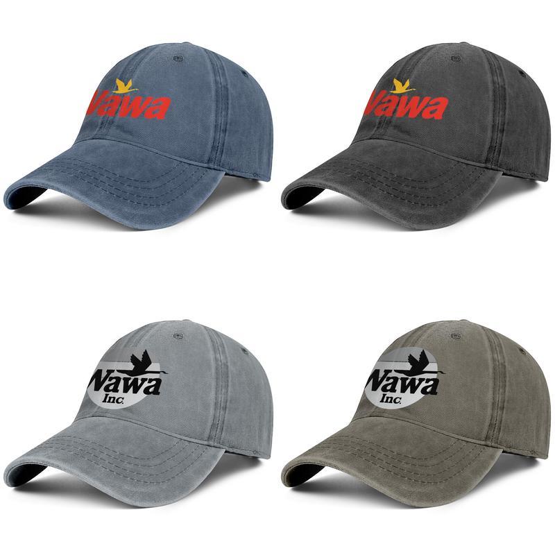 

Wawa Unisex denim baseball cap cool fashion personalized classic hats Inc. Logo, Blue;gray