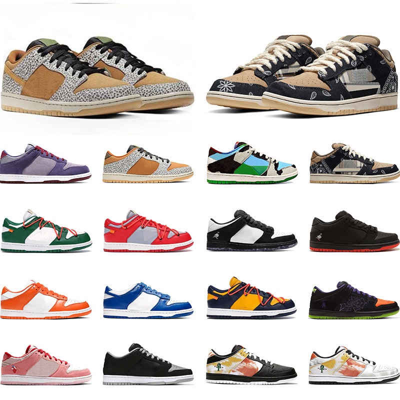 

2020 Skateboard Shoes Chunky Dunky Plum Kentucky White Orange Green Safari Mens Womens Sneakers Sports Casual Shoe Size 36-45, Night of mischief 36-45
