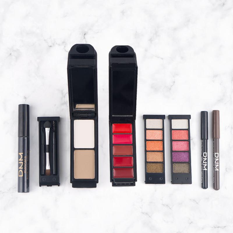 

DNM Beauty Make Up Set & Vanity Case, 8pcs, Cosmetics Collection Portable Travel New