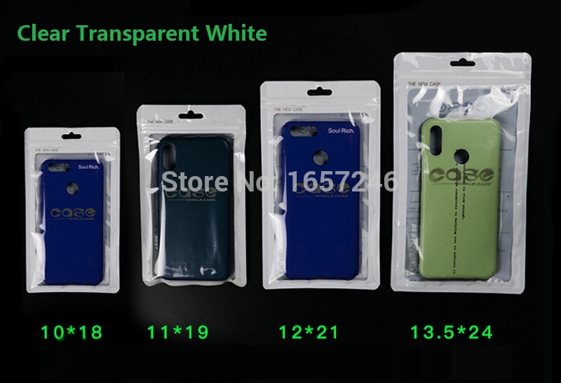 

100PCS Cell Phone Case Bags PP Plastic Cell Phone Cover Pouch Bags Accesorries Packaging Sealing Pouch