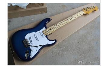 

Chinese Factory musical Instruments Custom 2019Electric Guitar blue color