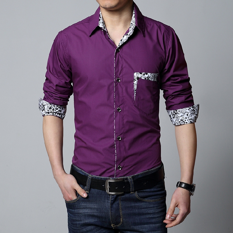 

2017 Casual Men Shirt Long Sleeve Mens Dress Shirts Slim Fit Social Male Shirt Plus Size 5XL 6XL 7XL 8XL Mens Clothing NZ104, Black