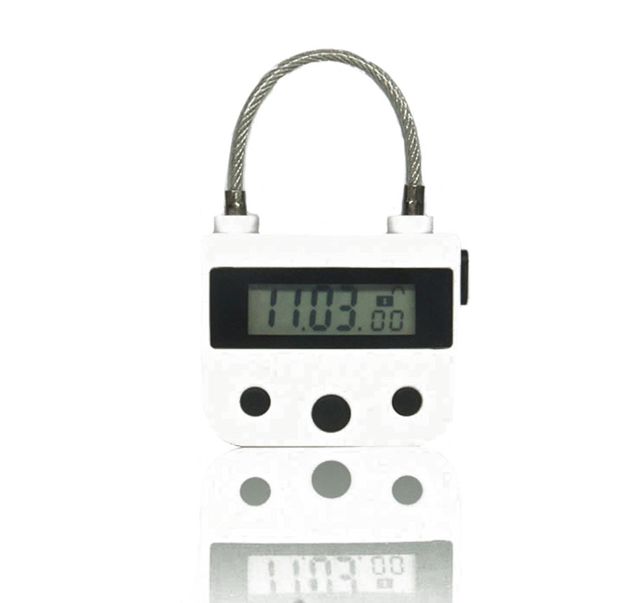 Elektronische Zeitsperre USB Wiederaufladbare Zeitschaltuhr Vorhängeschloss DHL 