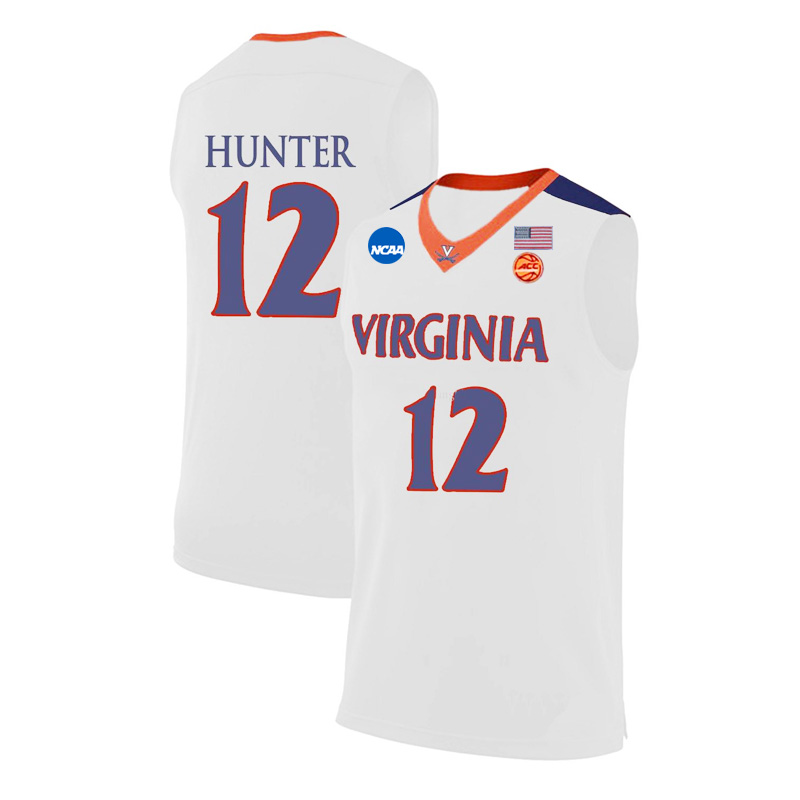 

NCAA White Virginia Cavaliers 12 De'Andre Hunter Jersey Mens College Basketball Wears stitched Logos Free Size S-XXL, Ncaa {douniuquan}