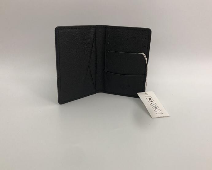 

Designer-Pocket Organiser NM red black graphite M60502 mens Real leather wallets card holder N63145 purse id wallet bifold bags