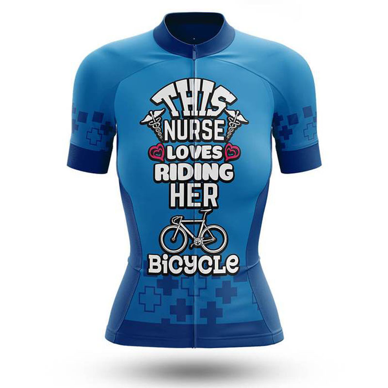 

SPTGRVO Blue Cycling Jersey Women Bike Top Shirt Summer Short Sleeve Mtb Cycling Clothing Ropa Bicycle Clothes