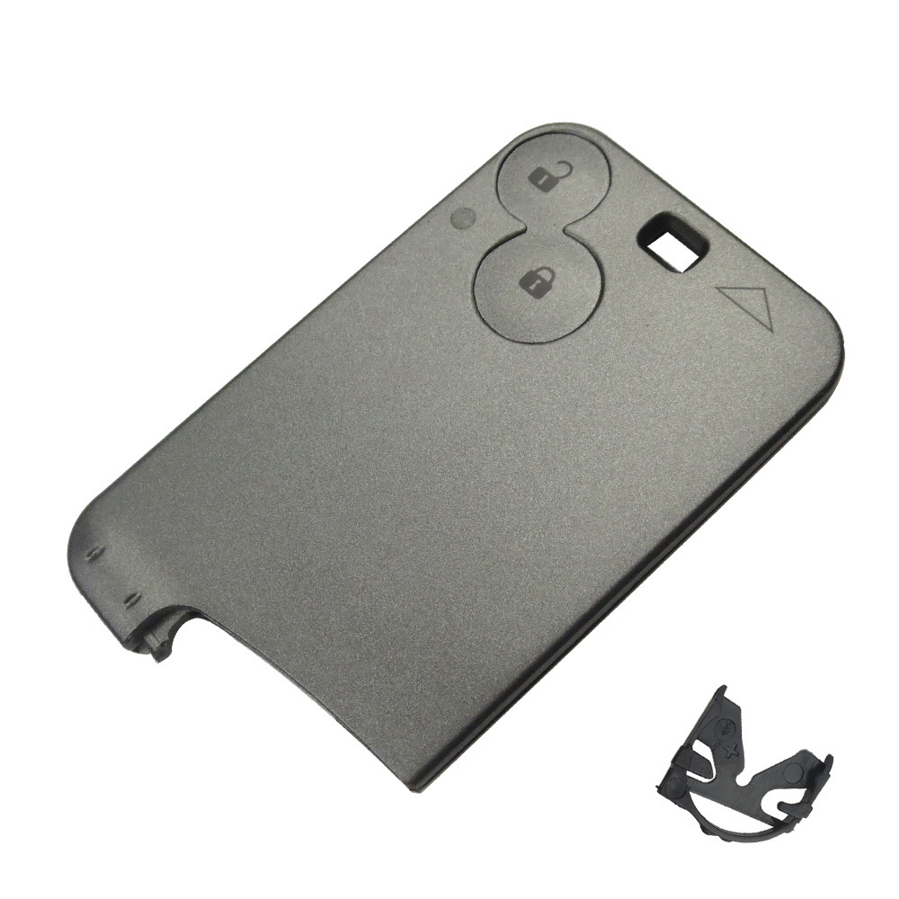 For Renault Smart Key Card 2/3 Button Replacement Cover Case Keyless