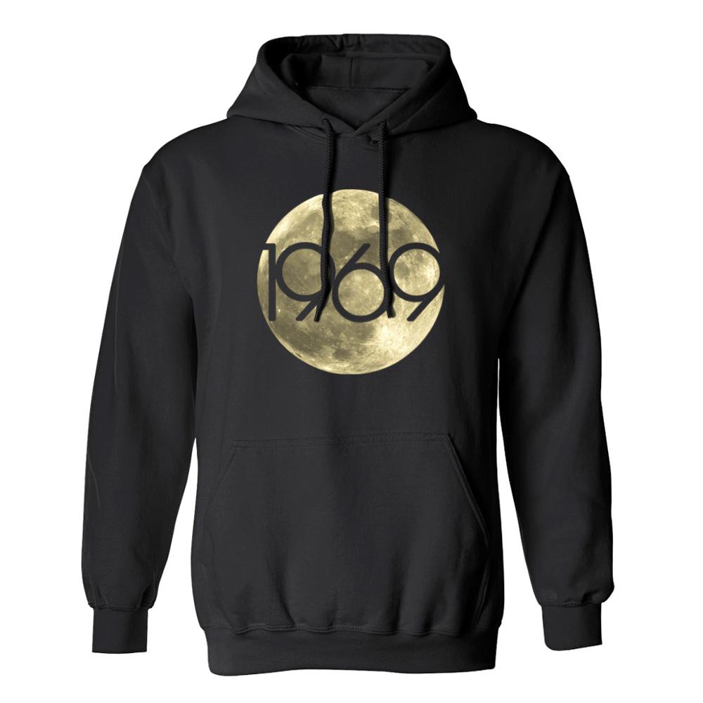 

Unisex 11 - 50th Anniversary T Shirt Moon Landing 1969-2019 Sweatshirt Hoodie, Beige